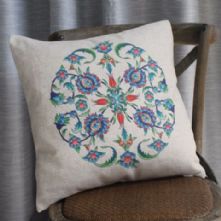 Celtic Floral Circle Cushion 50cm x 50cm